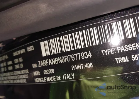 2024 Alfa Romeo Giulia Ti from USA, damaged, VIN ZARFANBN6R7677934